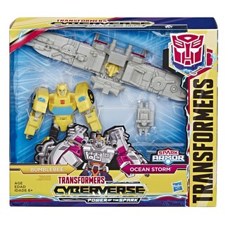 Foto 5 | Foto 5 | Figura De Acción Transformers Cyberverse Spark Armor Bumblebee - Venta Internacional.