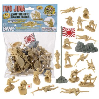 Foto 1 | Foto 1 | Plastic Army Men Bmc De La Segunda Guerra Mundial 30 Soldados Imperiales Japoneses 1:32 - Venta Internacional