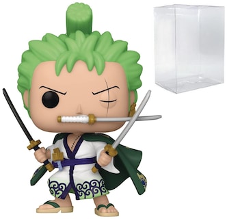 Foto 1 | Foto 1 | Figura De Vinilo Funko Pop De Una Pieza Roronoa Zoro Con Protector - Venta Internacional