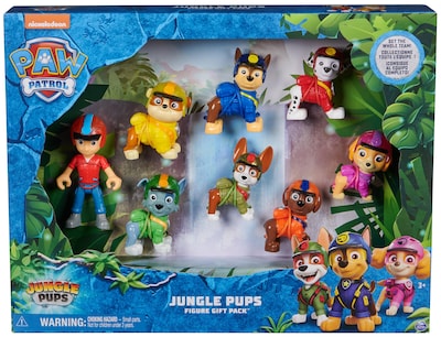 Foto 2 | Foto 2 | Figuras De Acción Paw Patrol Jungle Pups Paquete De Regalo Para Niños Mayores De 3 Años - Venta Internacional