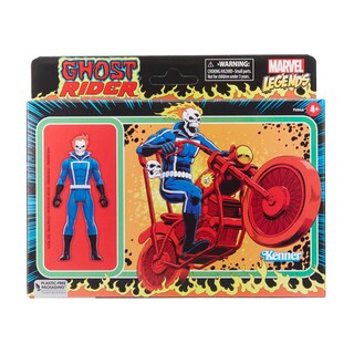 Foto 2 | Foto 2 | Figura de Acción Marvel Legends Retro 375 Ghost Rider con Vehículo - Venta Internacional