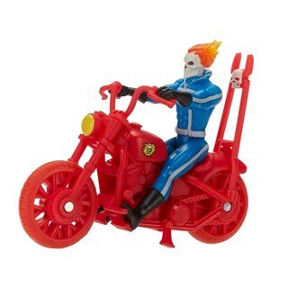 Foto 5 | Foto 5 | Figura de Acción Marvel Legends Retro 375 Ghost Rider con Vehículo - Venta Internacional