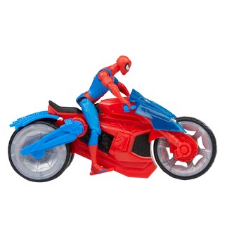 Foto 5 | Foto 5 | Playset Spider-man Web Blast Cycle con Figura de Acción de 4 Pulgadas - Venta Internacional