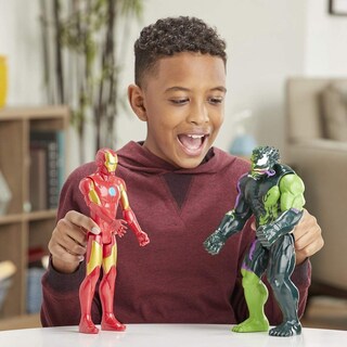 Foto 3 | Foto 3 | Figuras de Acción Marvel Titan Hero Spider-man Contra Iron Man - Venta Internacional