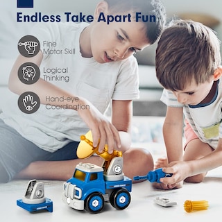 Foto 3 | Foto 3 | Stem Toys Hahaland 5 En 1 Take Apart Trucks Transform Robot - Venta Internacional