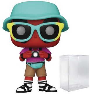 Foto 1 | Foto 1 | Figura De Vinilo Pop Marvel Deadpool Parody Tourist Deadpool - Venta Internacional.