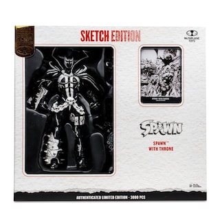 Foto 4 | Foto 4 | Set De Figuras De Acción Mcfarlane Toys Spawn W/ Throne Sketch Sdcc 2023 - Venta Internacional.