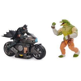 Foto 3 | Foto 3 | Batciclo Batman Transforming De Toy Dc Comics Con Killer Croc, 10 Cm - Venta Internacional.