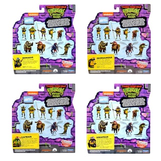 Foto 4 | Foto 4 | Figura De Acción Teenage Mutant Ninja Turtles, Paquete De 4 Unidades - Venta Internacional.