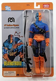 Foto 2 | Foto 2 | Figura De Acción Mego Dc Heroes Deathstroke, 20 Cm, Vistas Previas Excluidas - Venta Internacional.