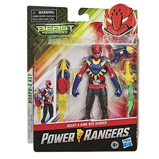 Foto 2 | Foto 2 | Figura De Acción Beast-x King Red Ranger De 15 Cm, Inspirada En Una Serie De Televisión - Venta Internacional.