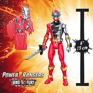 Foto 4 | Foto 4 | Figura De Acción Power Rangers Dino Fury 5 Ranger Team - Venta Internacional.