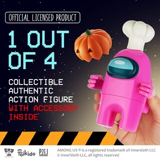 Foto 4 | Foto 4 | Figura De Acción Among Us | Uno De Los Cuatro Coleccionables - Venta Internacional.