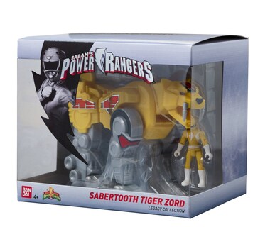 Foto 6 | Foto 6 | Figura De Acción Power Rangers Mighty Morphin Sabertooth Tiger Zord - Venta Internacional.