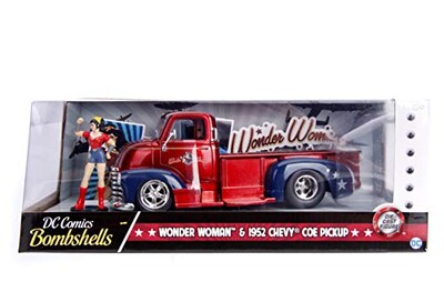 Foto 6 | Foto 6 | Juguete Fundido A Presión Jada Toys Dc Bombshells Coe Pickup + Wonder Wom - Venta Internacional.