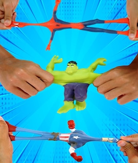 Foto 4 | Foto 4 | Juguetes Elásticos Ja-ru Marvel Avengers Hulk Capitán Spiderman - Venta Internacional.