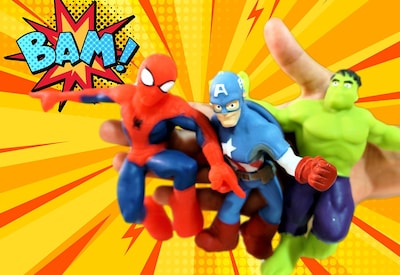 Foto 5 | Foto 5 | Juguetes Elásticos Ja-ru Marvel Avengers Hulk Capitán Spiderman - Venta Internacional.