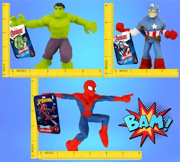 Foto 6 | Foto 6 | Juguetes Elásticos Ja-ru Marvel Avengers Hulk Capitán Spiderman - Venta Internacional.