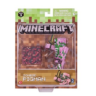 Foto 2 | Foto 2 | Figura De Acción Minecraft Zombie Pigman De 7 Cm De Altura - Serie 3 - Venta Internacional.