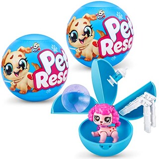 Foto 1 | Foto 1 | Peluches En Miniatura, 5 Unidades, Surprise Pet Rescue, X2 - Venta Internacional.