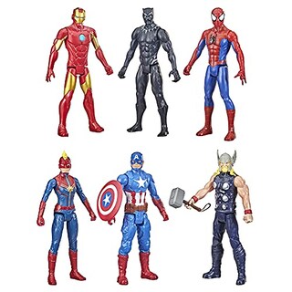 Foto 1 | Foto 1 | Figuras De Acción, Paquete Múltiple De Figuras Marvel Titan Hero Series 6 - Venta Internacional.
