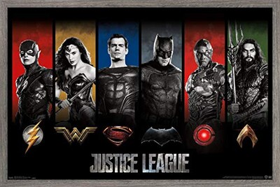 Foto 1 | Foto 1 | Póster De Pared Trends International, Película De Dc Comics, Justice Lea - Venta Internacional.