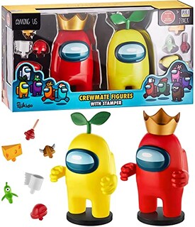 Foto 1 | Foto 1 | Figura De Juguete P.m.i. Among Us Stamper Crewmate Con 10 Accesorios - Venta Internacional.