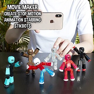 Foto 5 | Foto 5 | Set De Figuras Zing Stikbot, Paquete De 6 Con Ventosa Para Manos Y Pies - Venta Internacional.