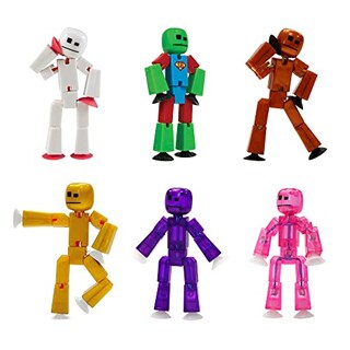 Foto 7 | Foto 7 | Set De Figuras Zing Stikbot, Paquete De 6 Con Ventosa Para Manos Y Pies - Venta Internacional.