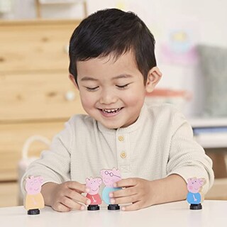 Foto 6 | Foto 6 | Figuras Familiares De Madera De Peppa Pig De Juguete Para Niños A Partir De 2 Años - Venta Internacional.