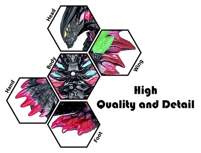 Foto 2 | Foto 2 | Figura De Acción Twcare Ultra Monster Ex Arch Belial Vs Godzill - Venta Internacional.