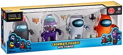 Foto 2 | Foto 2 | Figuras De Juguete Among Us Crewmate Con Sellos, 10 Sombreros Y Accesorios - Venta Internacional.