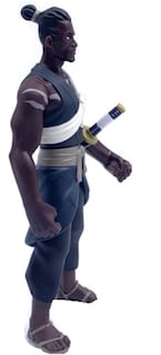 Foto 5 | Foto 5 | Figura De Acción De Supervinilo Yasuke De Super 7 Netflix An - Venta Internacional.