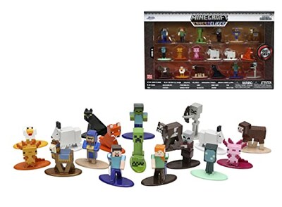 Foto 1 | Foto 1 | Set De Figuras Jada Toys Minecraft Caves And Cliffs, Paquete De 18 - Venta Internacional.