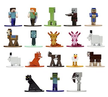 Foto 3 | Foto 3 | Set De Figuras Jada Toys Minecraft Caves And Cliffs, Paquete De 18 - Venta Internacional.