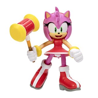 Foto 1 | Foto 1 | Sonic The Hedgehog Figura De Acción De 4 Pulgadas, Amy Moderna Con Martillo, Juguete Coleccionable - Venta Internacional.