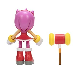 Foto 3 | Foto 3 | Sonic The Hedgehog Figura De Acción De 4 Pulgadas, Amy Moderna Con Martillo, Juguete Coleccionable - Venta Internacional.