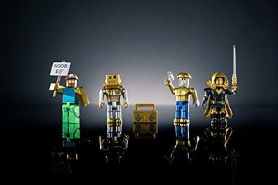 Foto 5 | Foto 5 | Colección Roblox Action, Set De Coleccionista De Oro Con Ico - Venta Internacional.