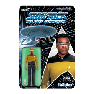Foto 1 | Foto 1 | Figura De Acción Super7 Star Trek The Next Generation, Teniente Comandante La Forge, 9,5 Cm - Venta Internacional.
