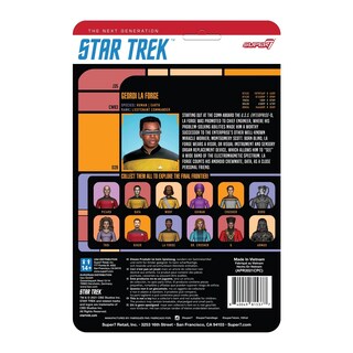 Foto 3 | Foto 3 | Figura De Acción Super7 Star Trek The Next Generation, Teniente Comandante La Forge, 9,5 Cm - Venta Internacional.