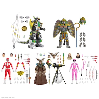 Foto 6 | Foto 6 | Figura De Acción Super7 Ultimates! Mighty Morphin Power Rangers Dragonzord Con Accesorios, 23 Cm - Venta Internacional.
