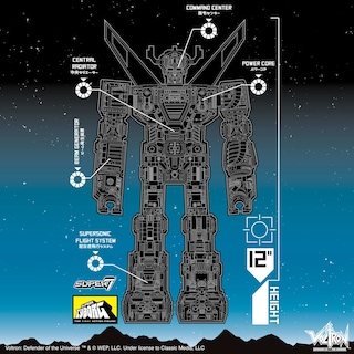 Foto 4 | Foto 4 | Figura De Acción Super7 Super Cyborg Voltron De 11 Pulgadas Con Acc - Venta Internacional.