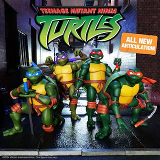 Foto 5 | Foto 5 | Figura De Acción Super7 Ultimates! Teenage Mutant Ninja Turtles Michelangelo, 18 Cm - Venta Internacional.