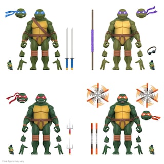 Foto 6 | Foto 6 | Figura De Acción Super7 Ultimates! Teenage Mutant Ninja Turtles Michelangelo, 18 Cm - Venta Internacional.