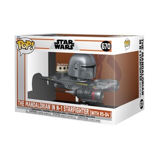 Foto 1 | Foto 1 | ¡funko Pop! ¡monta A Super Deluxe The Mandalorian En El N-1 Starfighter - Venta Internacional.