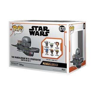 Foto 3 | Foto 3 | ¡funko Pop! ¡monta A Super Deluxe The Mandalorian En El N-1 Starfighter - Venta Internacional.