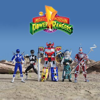 Foto 5 | Foto 5 | Figura De Acción Super7 Ultimates! Mighty Morphin Power Rangers Black Ranger, 18 Cm - Venta Internacional.