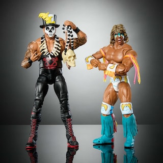 Foto 4 | Foto 4 | Figura De Acción Mattel Wwe Ultimate Edition Ultimate Warrior Vs Papa Shango, Paquete De 2 - Venta Internacional.