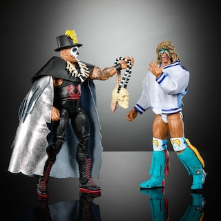 Foto 5 | Foto 5 | Figura De Acción Mattel Wwe Ultimate Edition Ultimate Warrior Vs Papa Shango, Paquete De 2 - Venta Internacional.