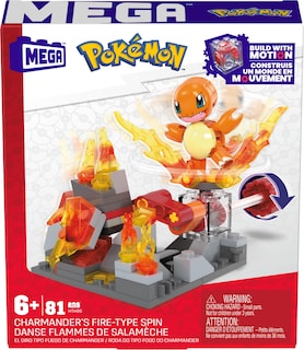 Foto 7 | Foto 7 | Set De Juguetes De Construcción Mega Pokémon Charmander Fire-type Con 81 Piezas - Venta Internacional.